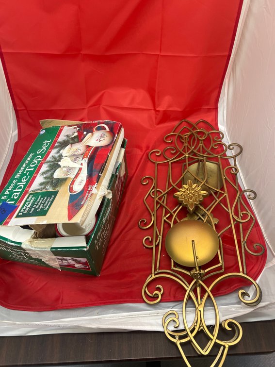 Royal Seasons Tabletop Servingware & Metal Wall Candle