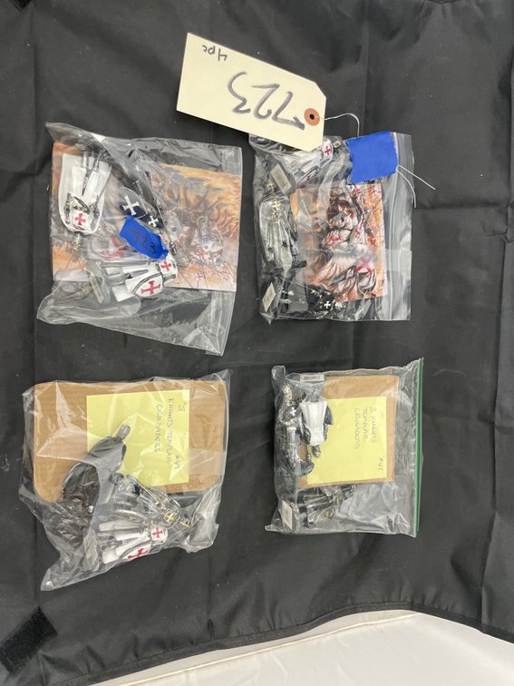 4 Bags - Knights Templar Figures