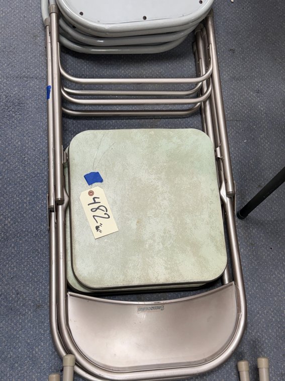 2 - Metal Folding Chairs