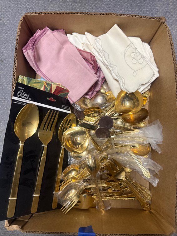 Gold Toned Flatware