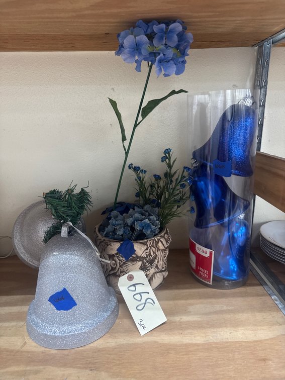 Bell Decor - Planter - Floral Picks