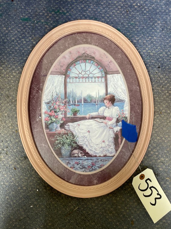 Oval Framed Print 13"x17" - Signed