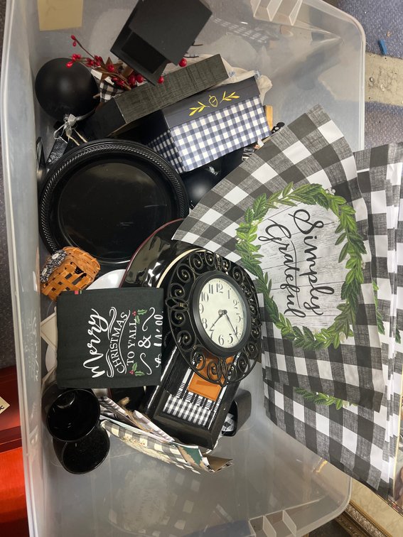 Black Themed Holiday Decor