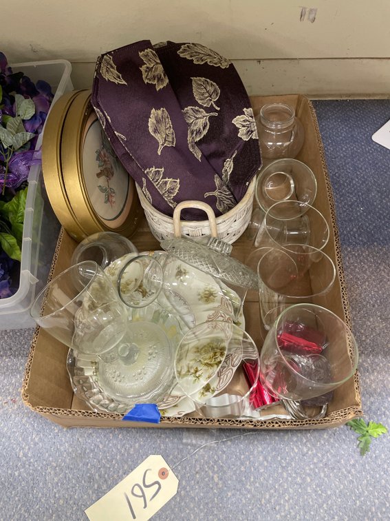 Glass Candle Covers - Plate - Basket & More