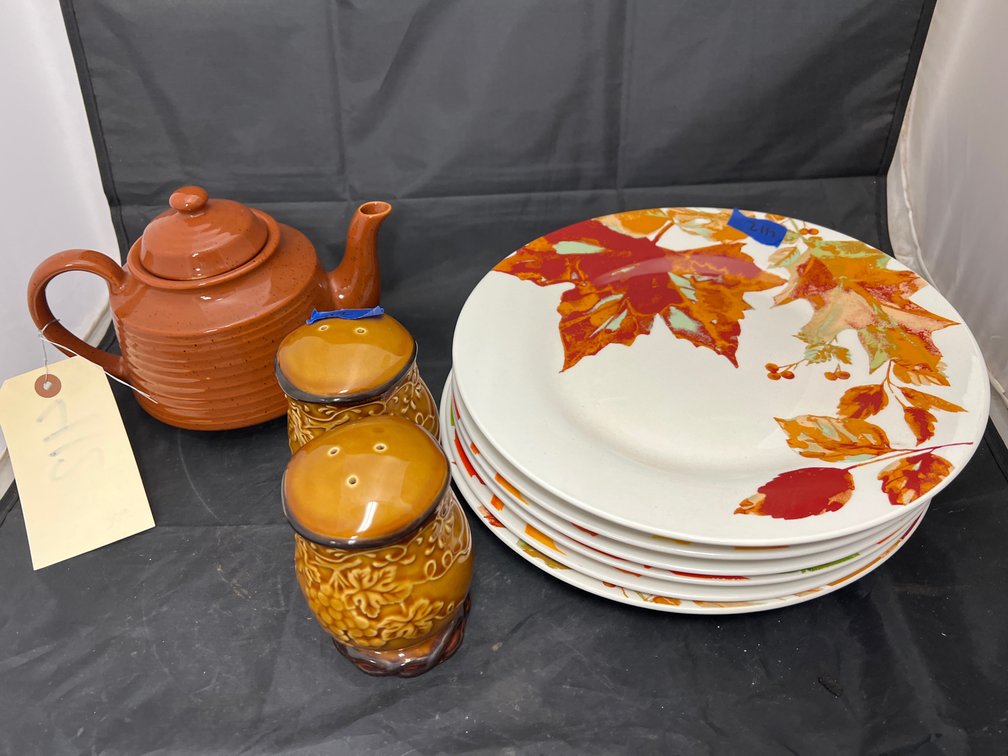 Plates - Teapot - Shakers & More