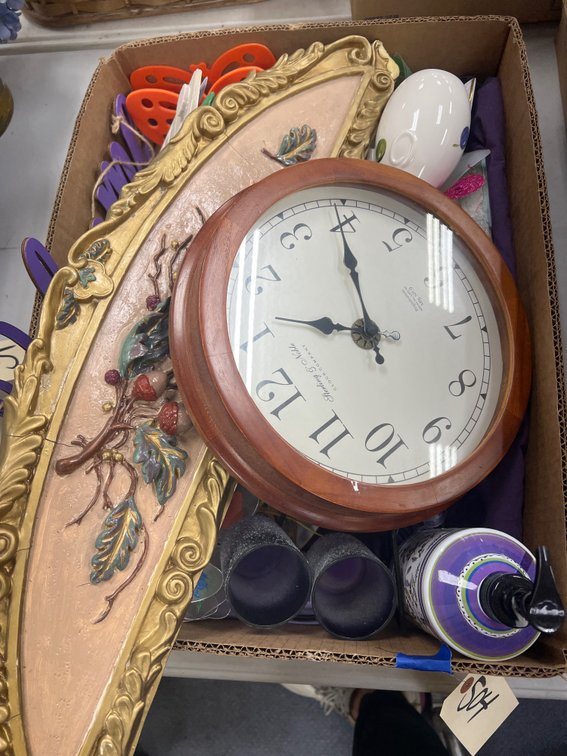 Wall Clock - Purple Home Decor - Wall Decor