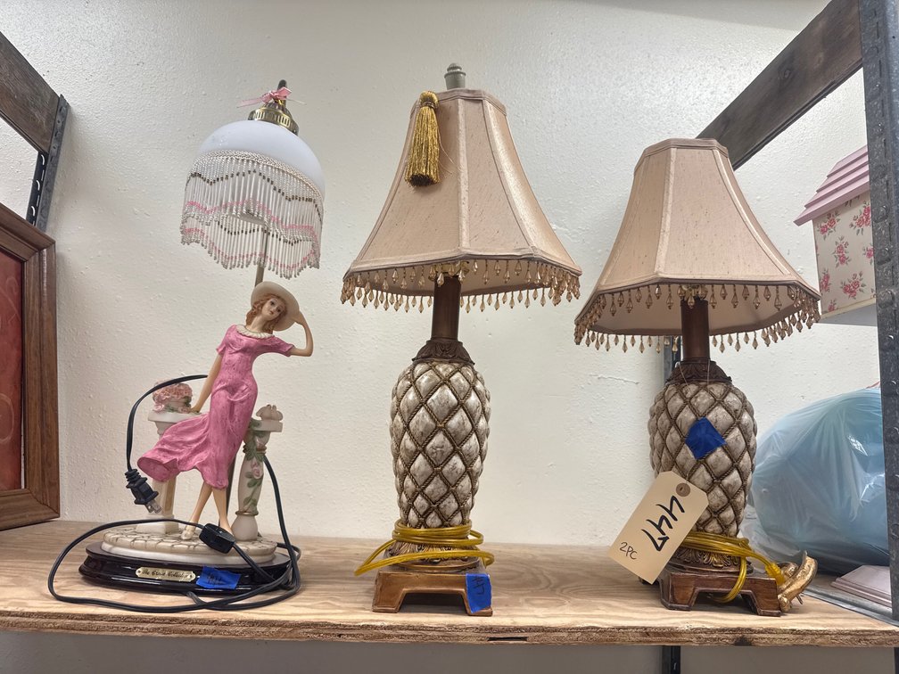 Pair Table Lamps w/Shades