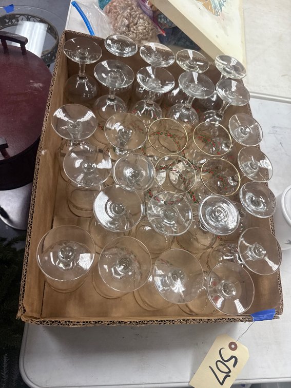 Assorted Holiday Stemware
