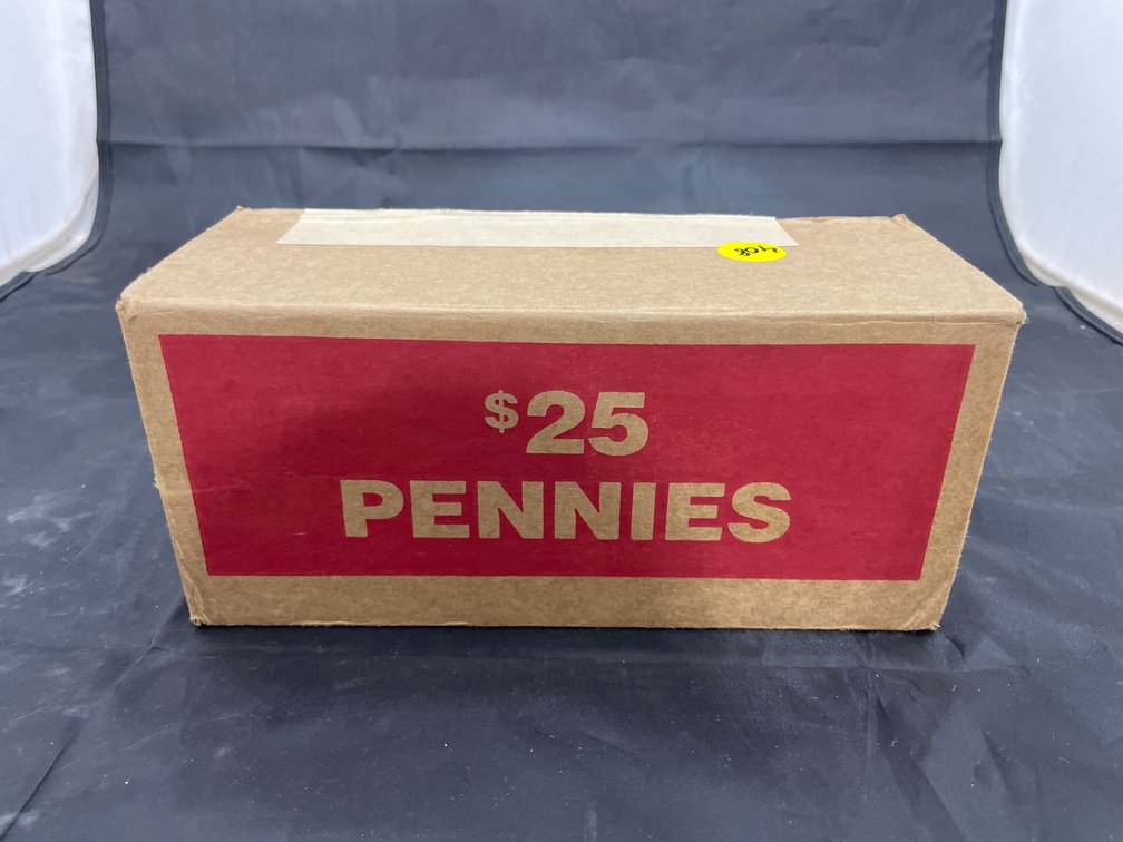 Box of Sealed Pennies Unsearched
