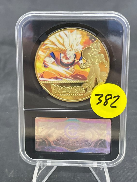 Dragon Ball Z Super Saiyan Goku Holographic Label