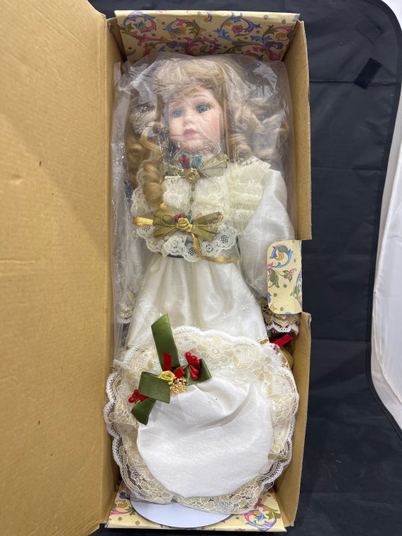 Porcelain Doll in box