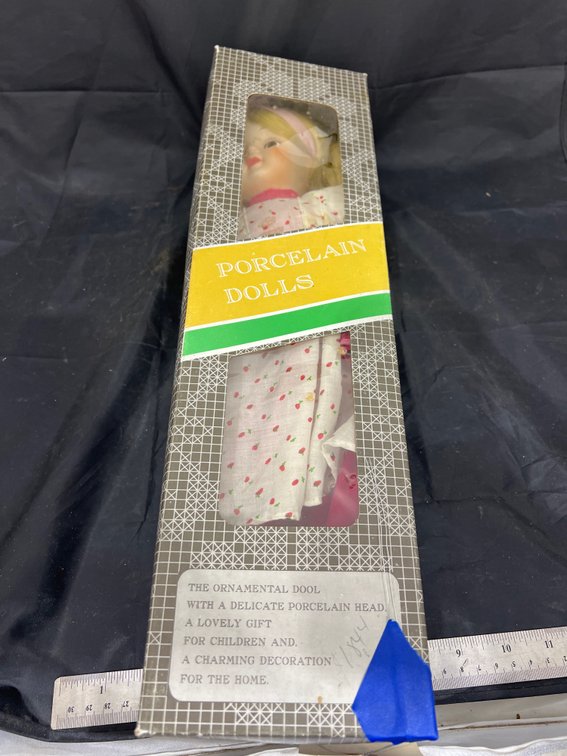 Porcelain Doll in Box