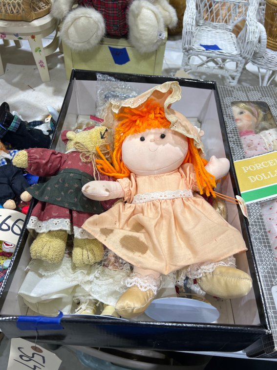 Porcelain Dolls & Plush Dolls