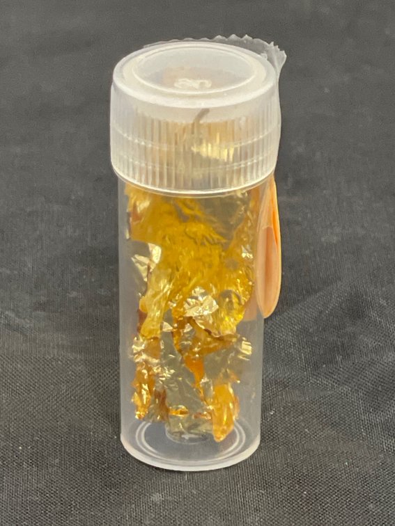Vial of Gold Flakes