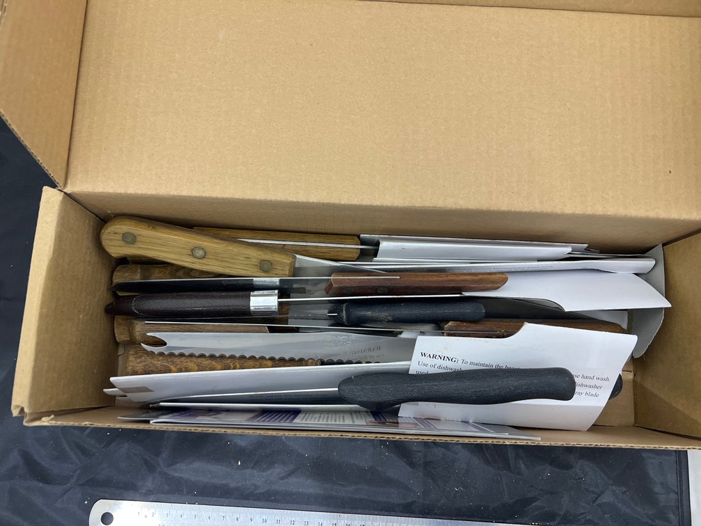 Box of Assorted Knives