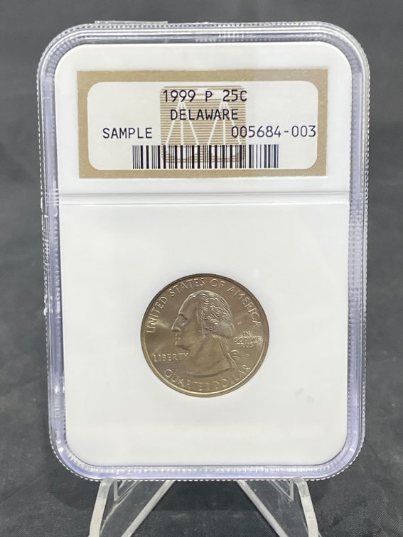 1999 P Delaware State QuarterNGC Rare Sample MS68+