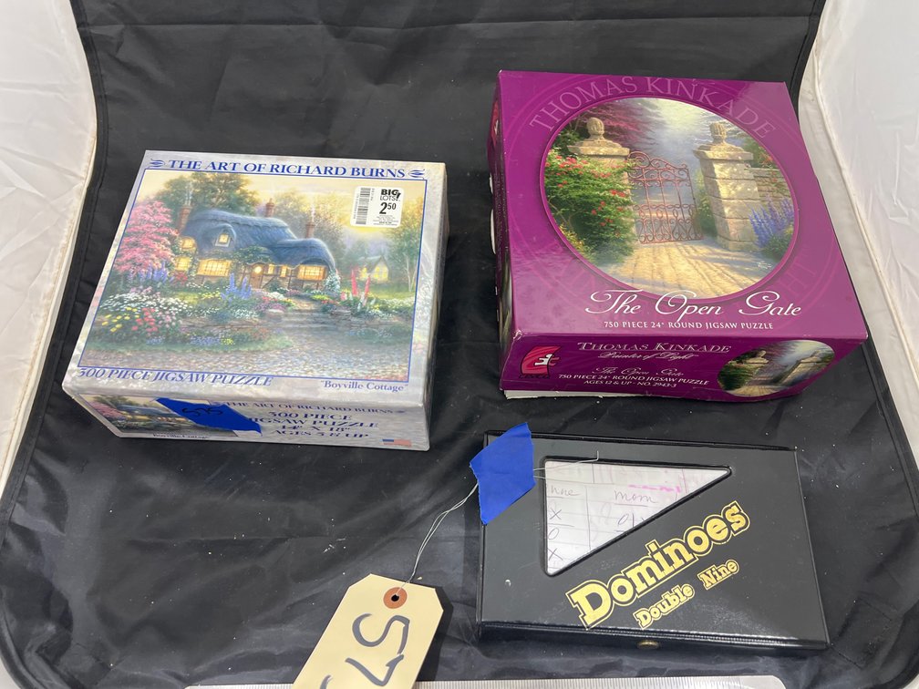 3 Pcs - 2 Puzzles & Dominoes