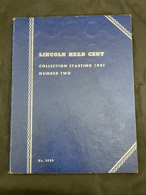 1941-1975 Wheat/Memorial Cents Full Whitman Album F15-BU