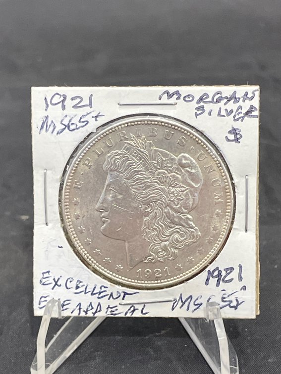 1921 Morgan Silver Dollar Excellent Eye Appeal MS65+