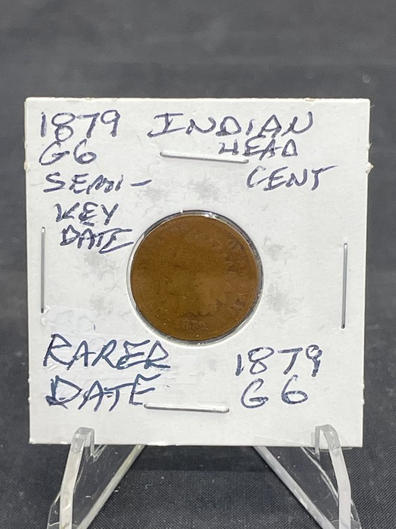 1879 Indian Head Cent Semi-Key Date Rarer Date G6