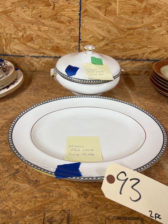 Wedgewood Serving Plate & Covered Dish