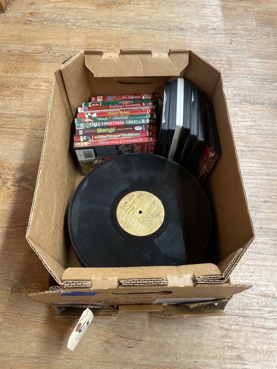 Assorted Vinyl Records & DVD's