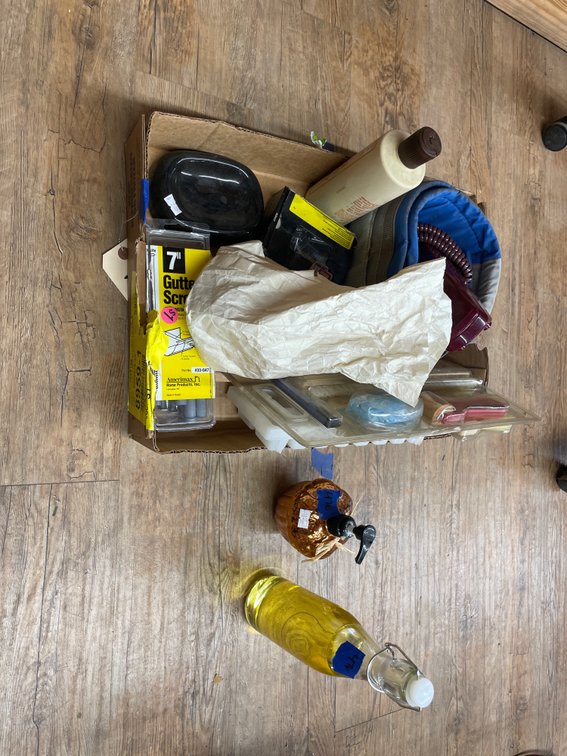 Tea Candles - Corded Telephone - Fasteners - Cooking Oil?