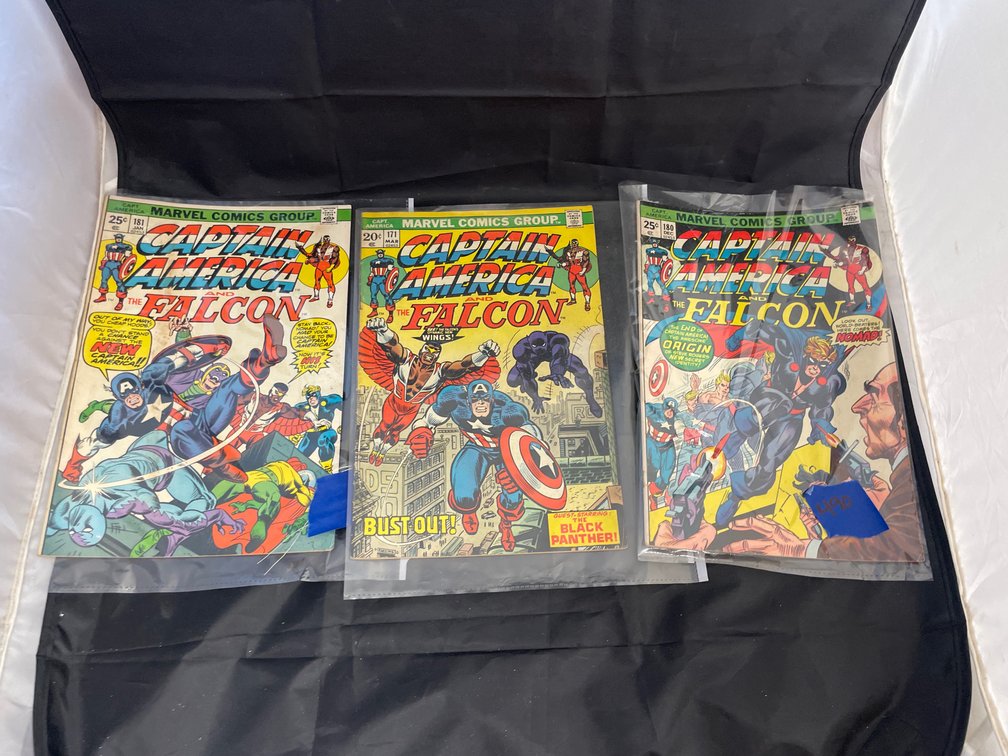 3 Pcs - Captain America & The Falcon Comic Books