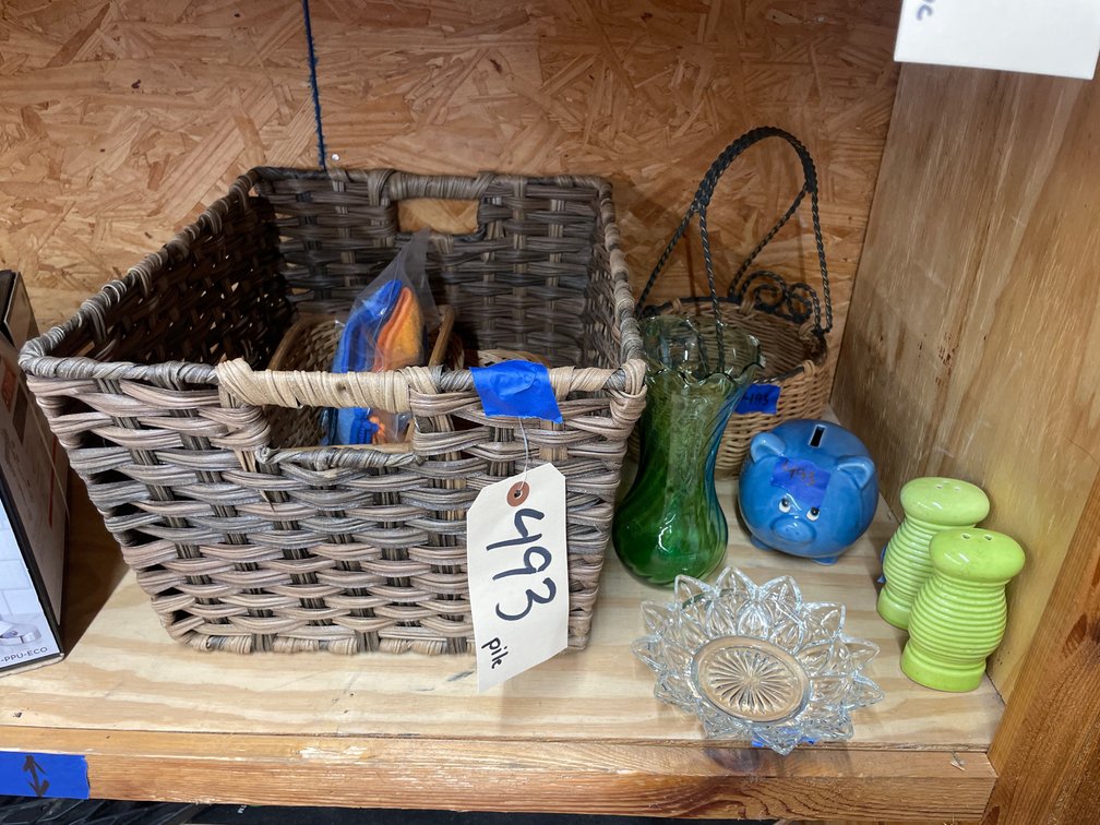 Salt/Pepper Shaker - Coin Bank - Wicker Baskets & More