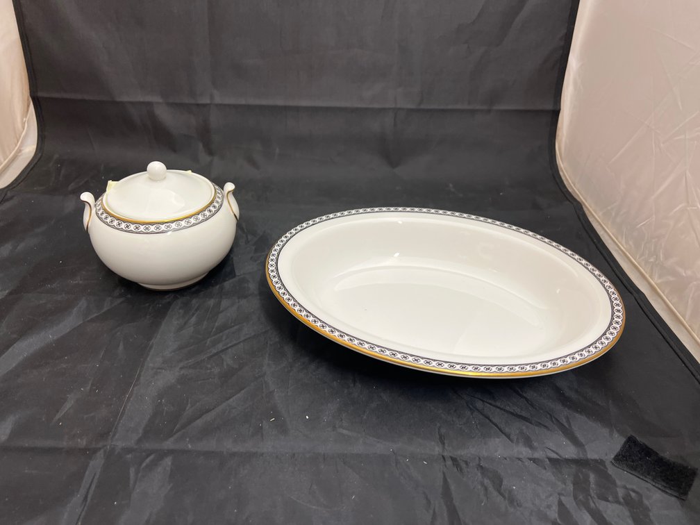 Wedgewood Bowl & Sugar