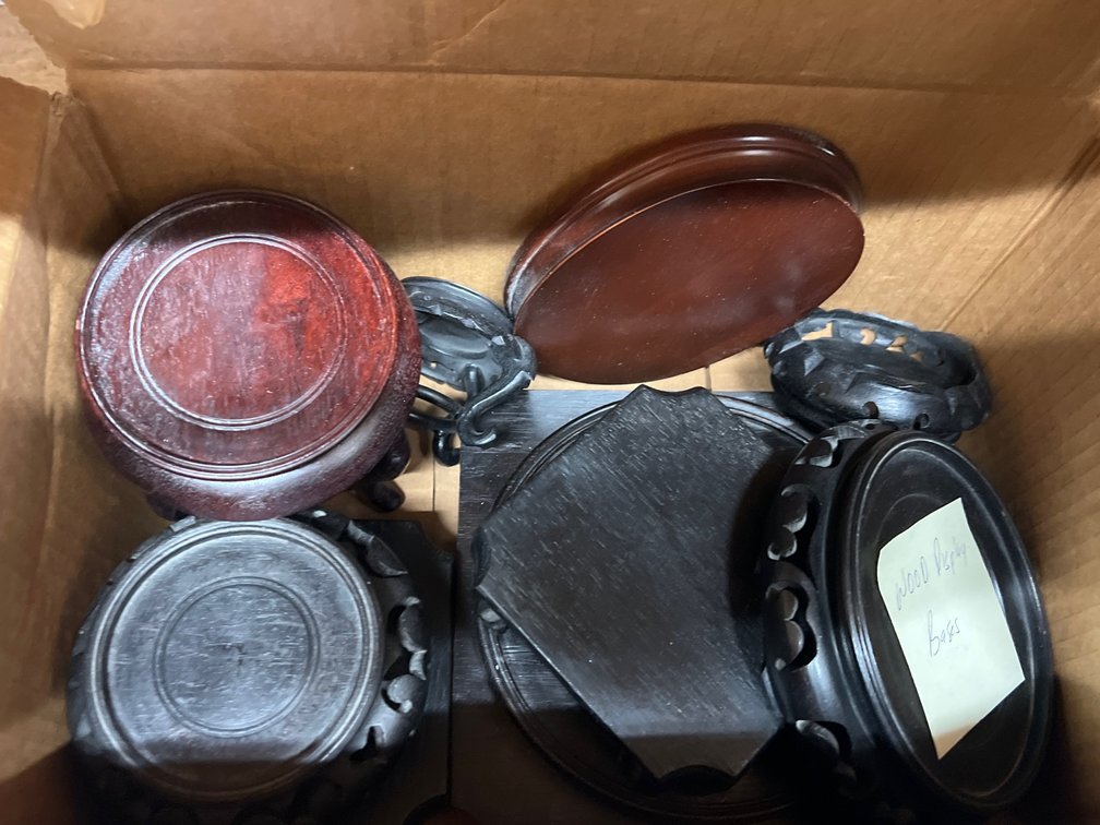 Assorted Wooden Display Bases