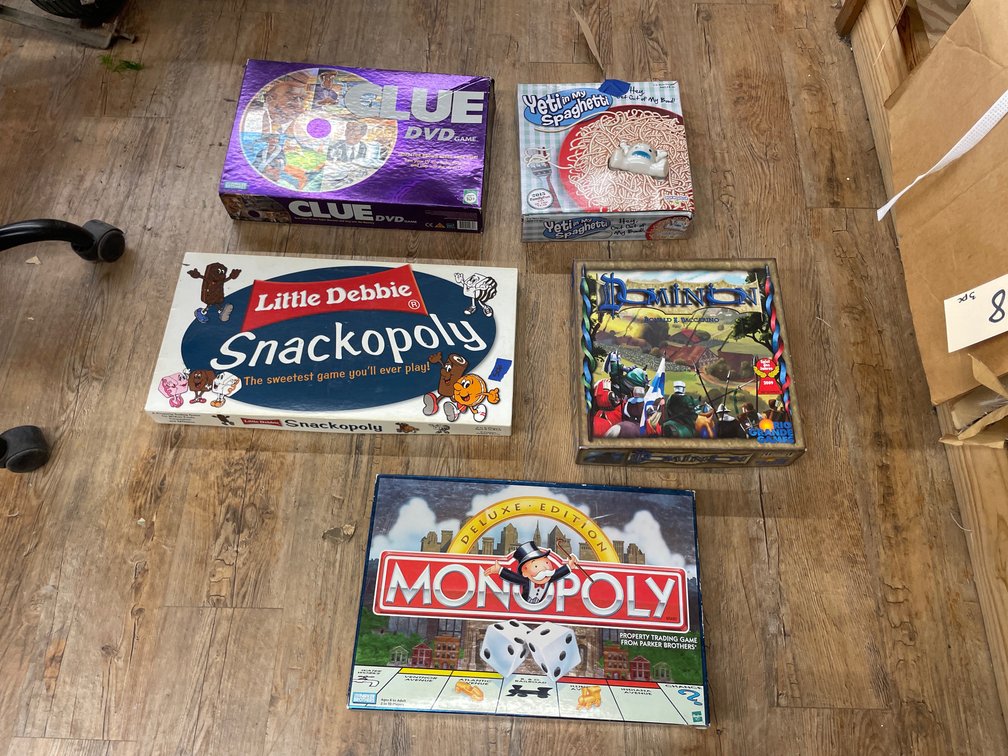 5 Assorted Board Games
