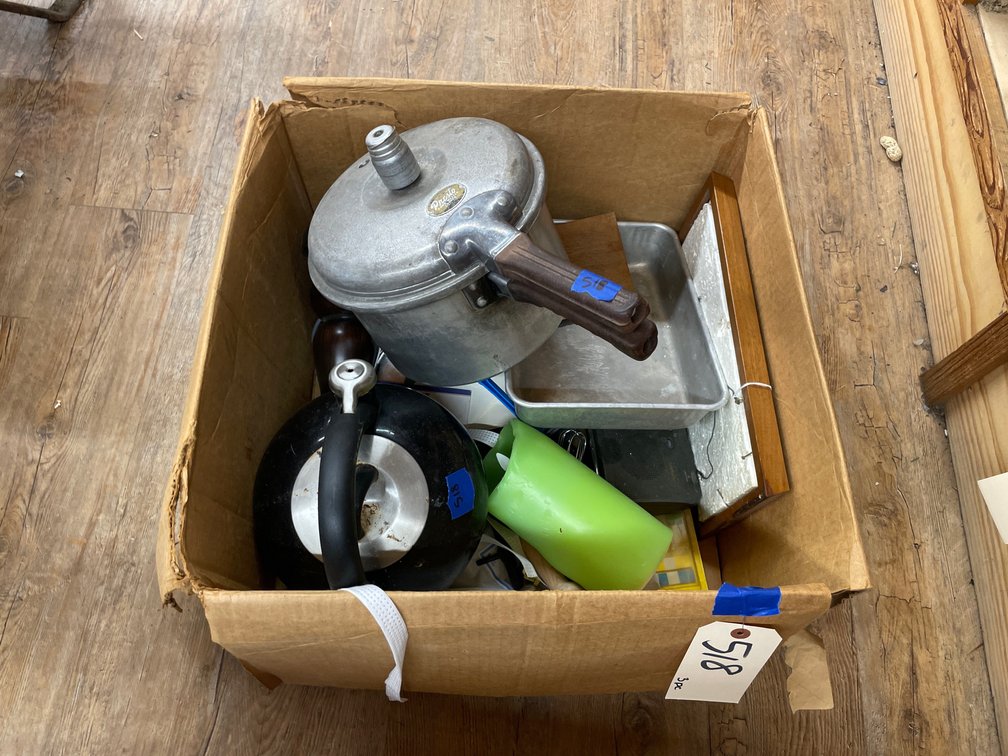 Pressure Cooker - Tea Kettle - Wooden Riser & More
