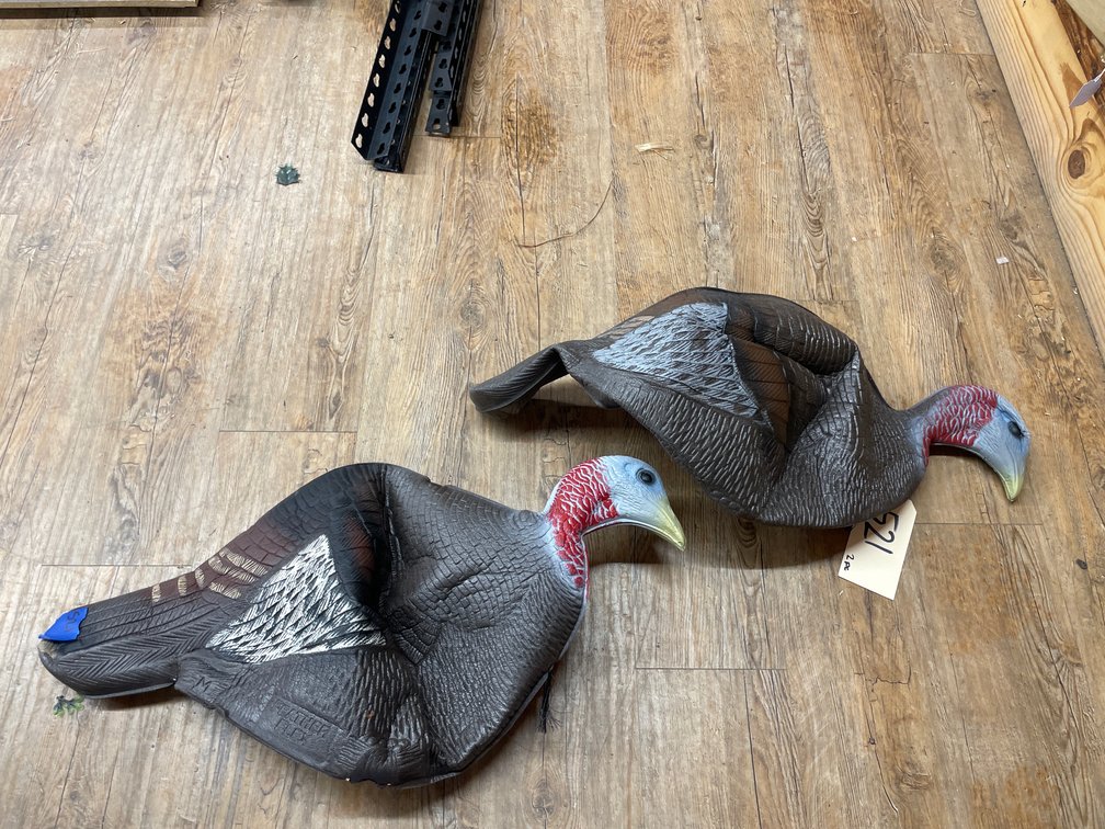 2 - Foam Turkey Decoys