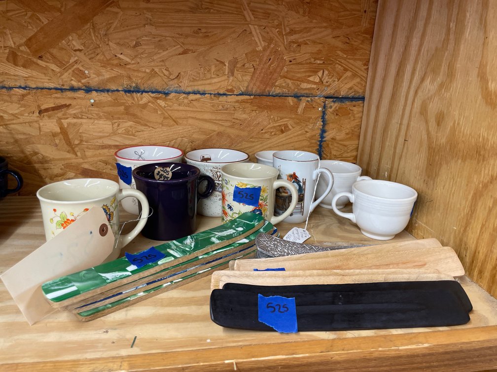 Assorted Coffee Mugs - Incense Holder