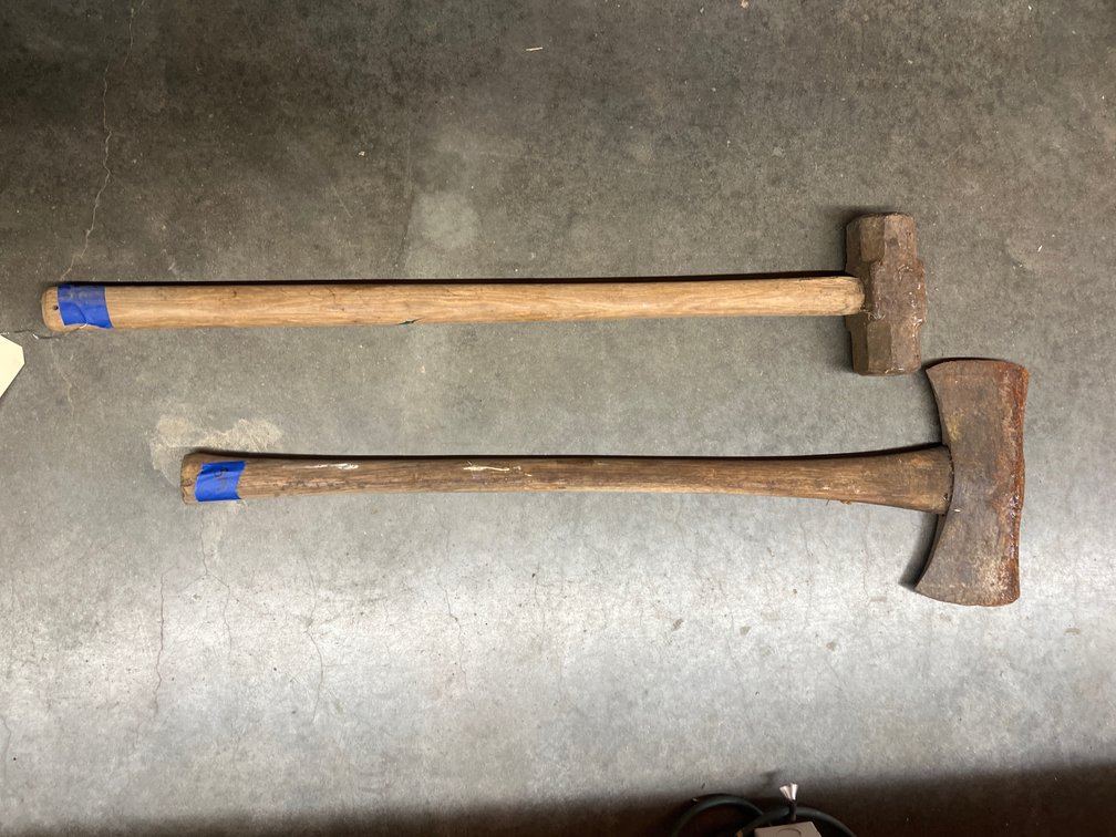 2 Sided Axe & Sledge Hammer