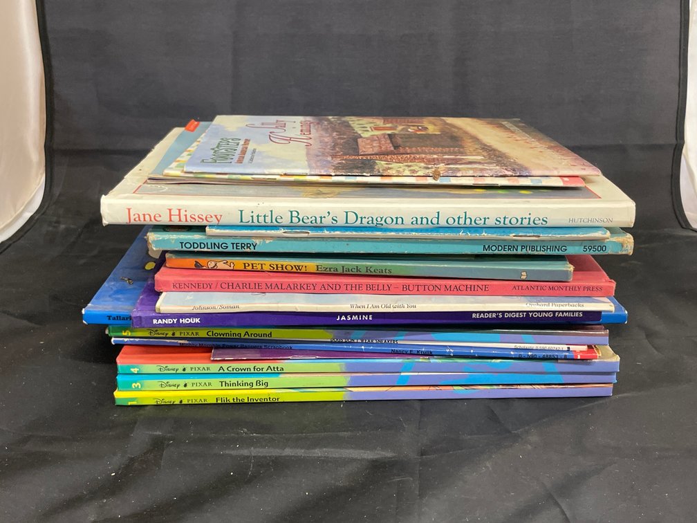 Stack of Child's Hardback Books