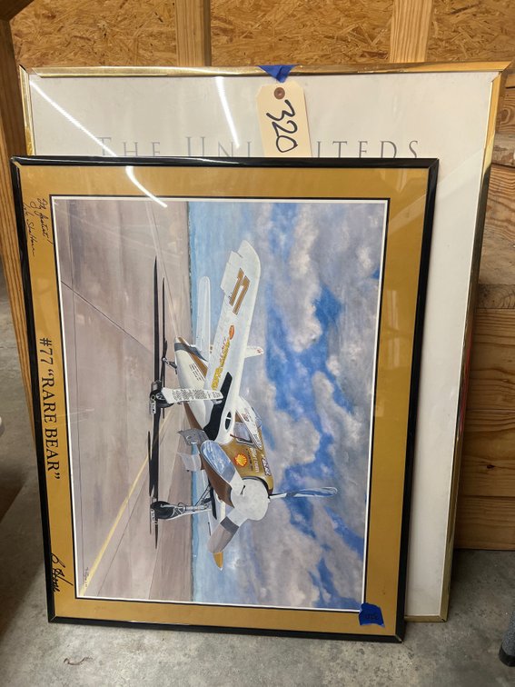 2 - Framed Aircraft Posters 24"x32"