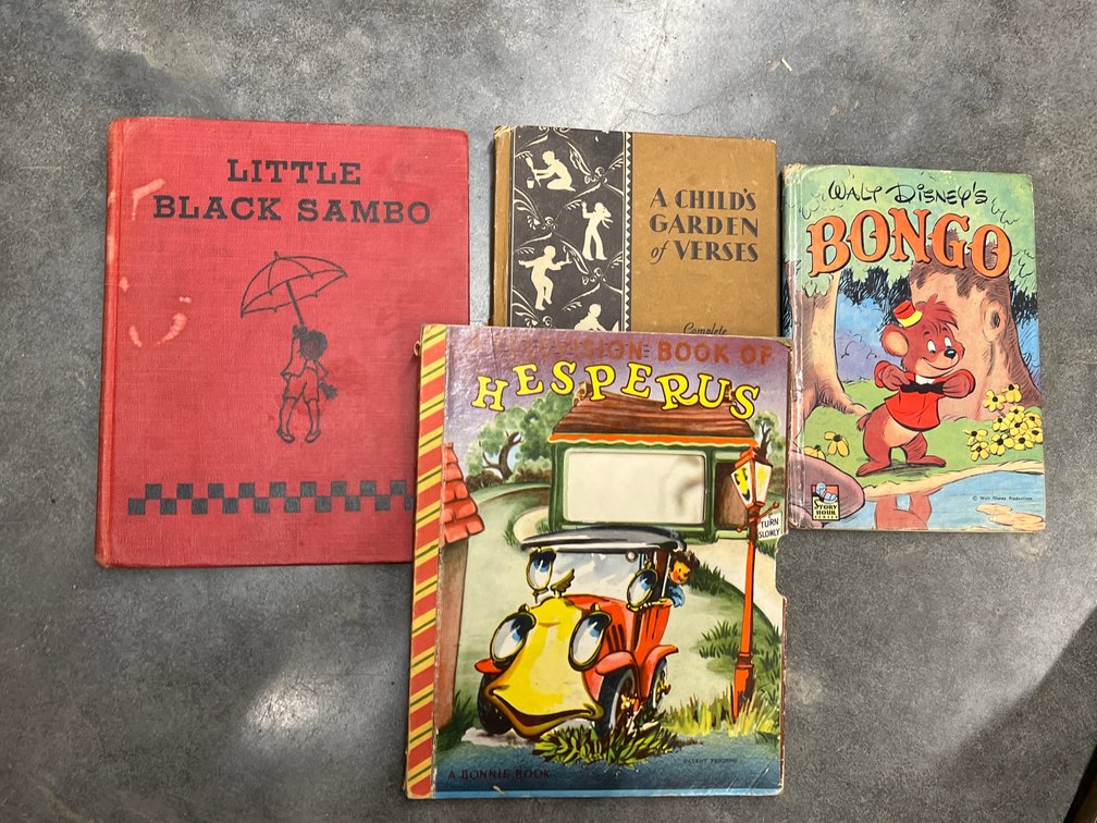 4 - Vintage Children's Books incl Little Black Sambo