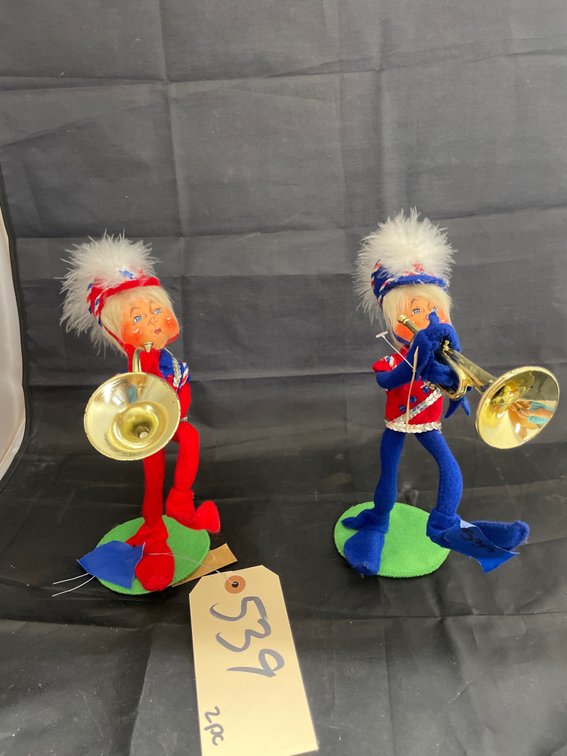Vintage Marching Band Figures