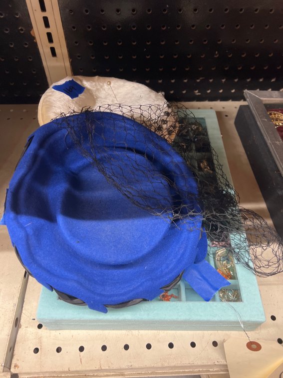 Vintage Ladie's Hats & Pins & Brooches
