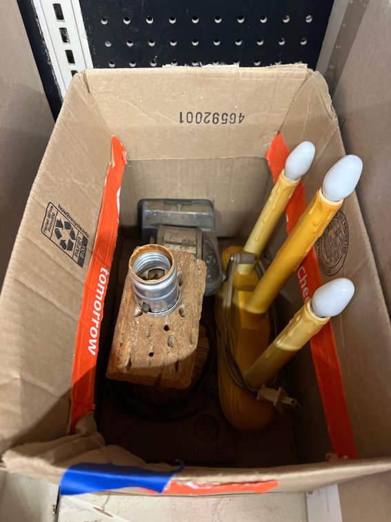 Elec Candelabra - Wooden Lamp - Pencil Sharpener