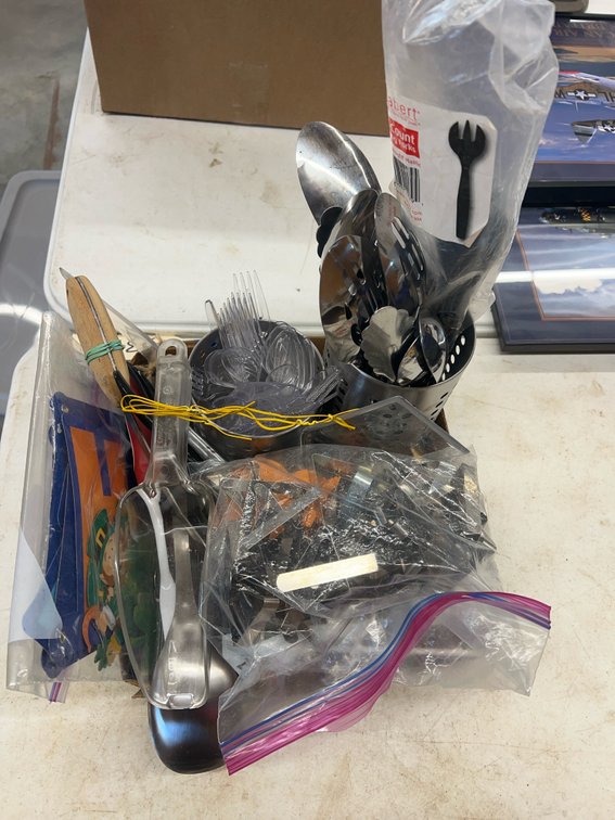 Stainless Kitchen Utensils - Plastic Salt/Peppers & More