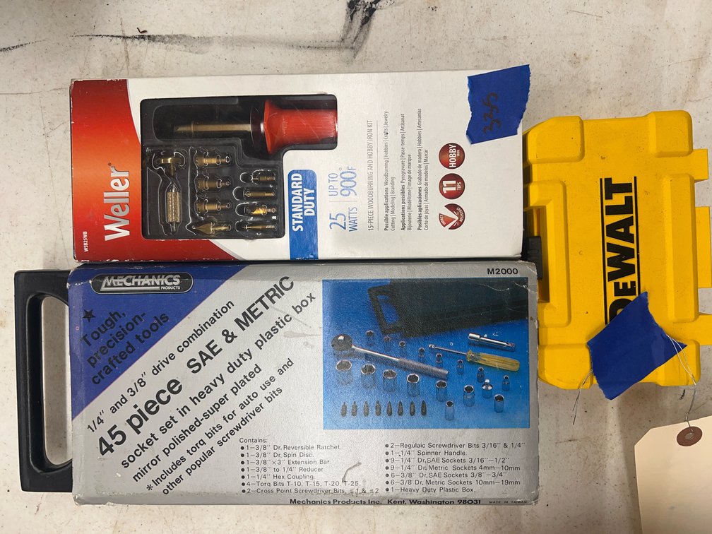 Socket Set - Woodburning Set - DeWalt Drill Bit Set