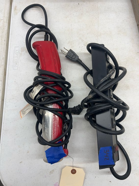 Work Light & Power Strip