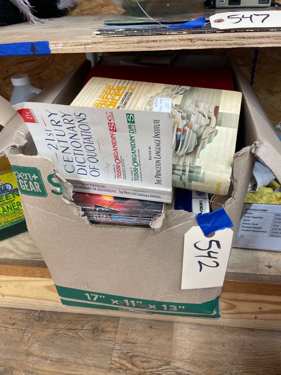 Box of Assorted Books