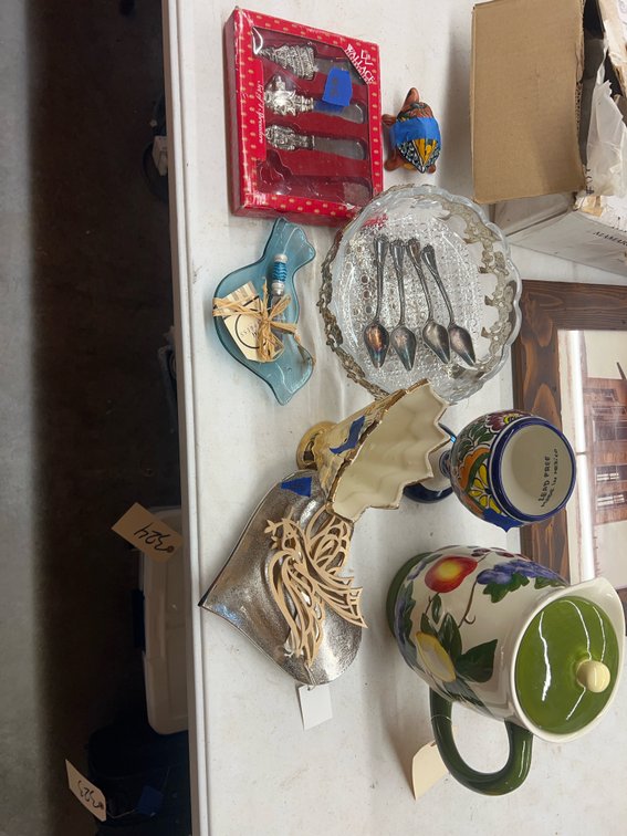 Pitcher - Pottery Goblet - Holiday Spreaders & More