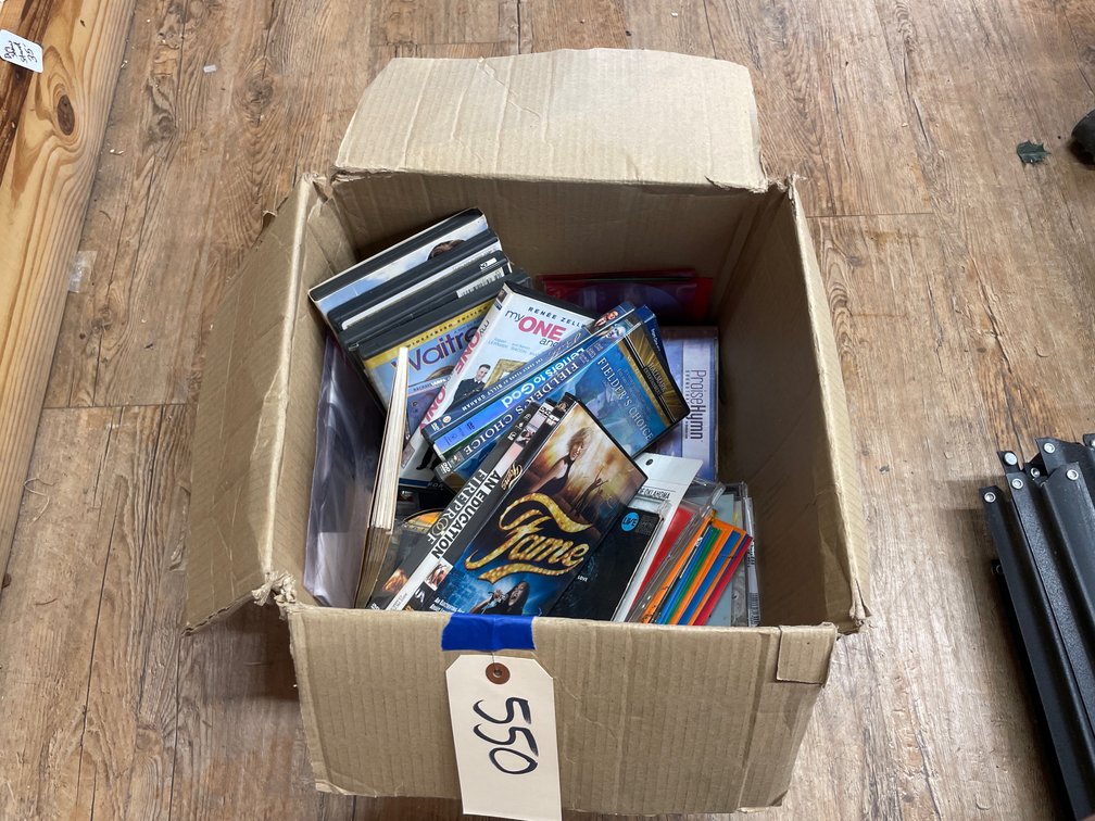 Box of Assorted DVD's