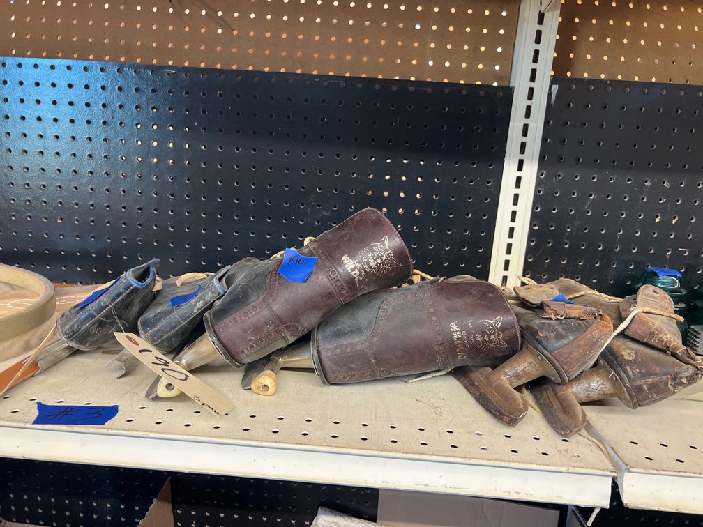 3 Pr Vintage Ice Skates - Assorted Sizes