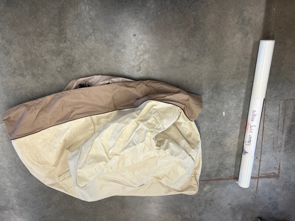 Canvas Bag/Cover & Empty Cardboard Tube